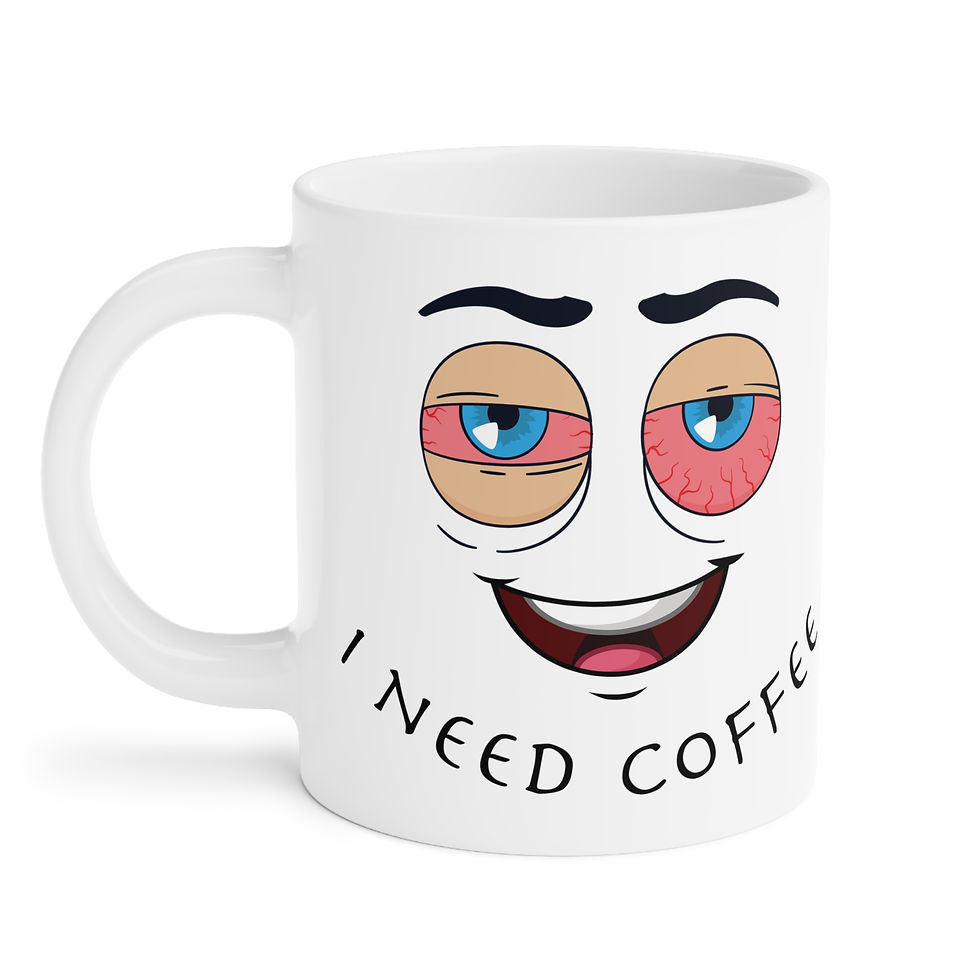 Thumbnail: Scratch-resistant funny mug, ideal for hot coffee or tea lovers.