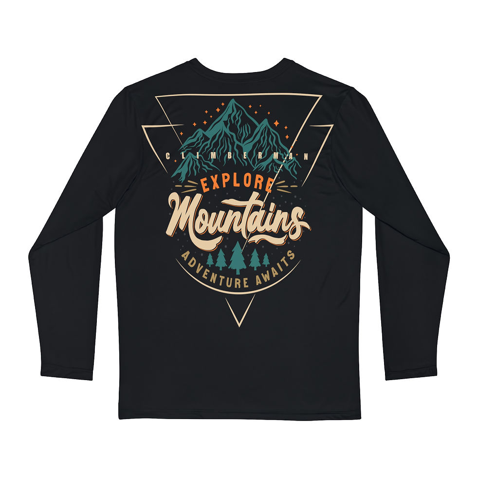 Thumbnail: Unleash your inner explorer with our premium Men's Long Sleeve Mountain Shirt – the epitome of outdoor fashion
