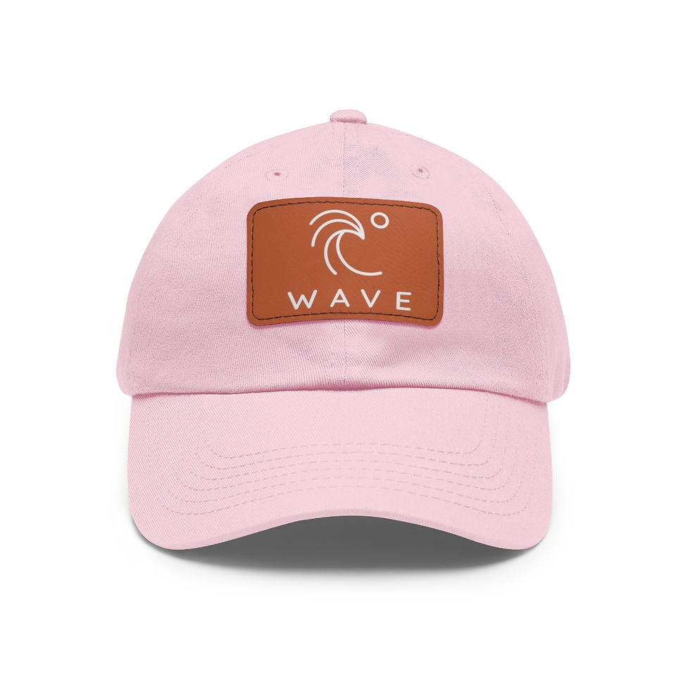 Thumbnail: White Wave Whispers: Stylish Leather Patch Hat – Women's Fashion Companion