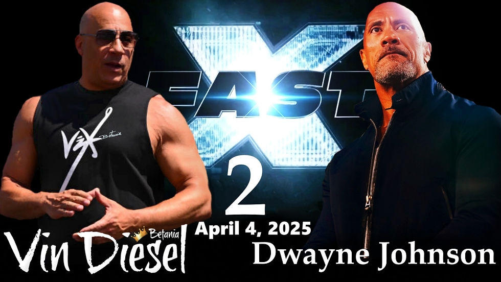 Vin Diesel's Fast, FastX2, Fast and Furious 11, Dwayne Johnson, TMZ, Hollywood Reporter, Amazon Pime, Google