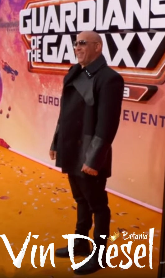 Vin Diesel's Fast X in the Guardians of the Galaxy Vol3 Premiere in Paris