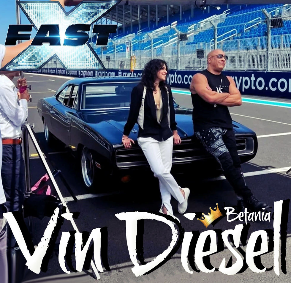 Vin Diesel's Fast X in Miami Formula 1 grand Prix