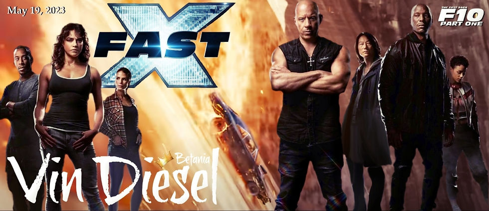 Vin Diesel's Fast X crew