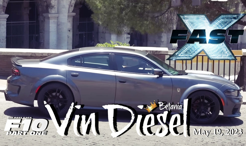 Vin Diesel's Fast X And The Cars Used In The First Trailer