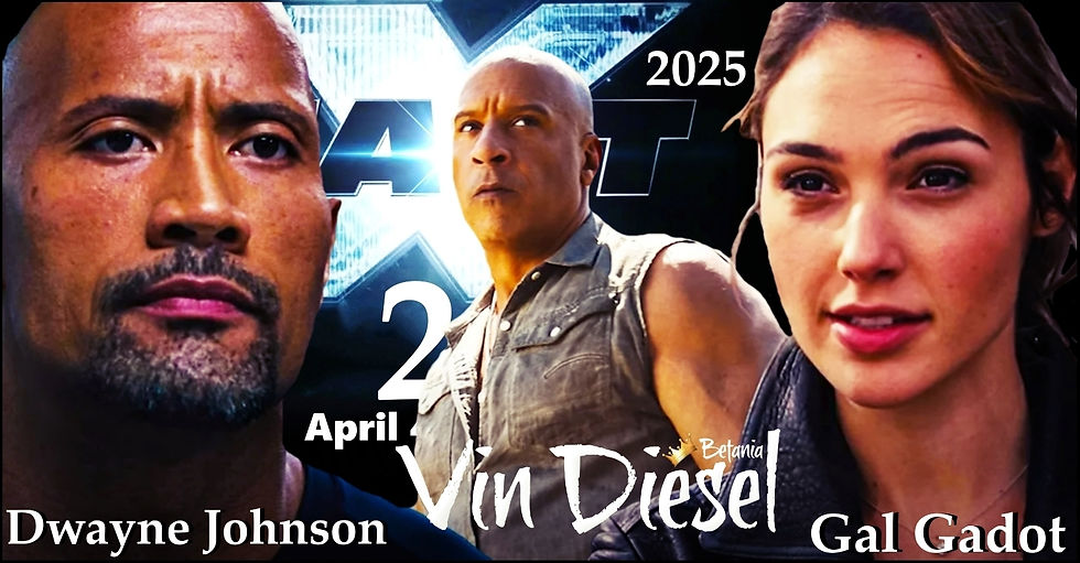 Vin Diesel's Fast X 2 Gal Gadot, Dwayne Johnson, Fast X2 Wonder Woman, Black Adam, Red notice, Amazon Prime, Google