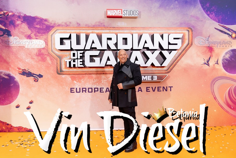 Vin Diesel's Fast X in the Guardians of the Galaxy Vol3 Premiere in Paris
