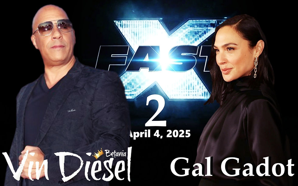 Vin Diesel's Fast X 2 Gal Gadot, Dwayne Johnson, Fast X2 Wonder Woman, Black Adam, Red notice, Amazon Prime, Google