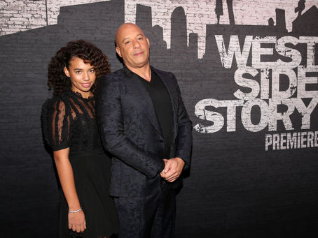 Vin Diesel attend the premiere of 'West Side Story' at the El Capitan Theatre in Hollywood, CA