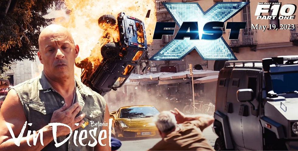 Vin Diesel's Fast X Part One Vin Diesel's Fast X Part One is an Action Masterpiece, Jason Momoa, Gal Gadot, Dwayne Johnson and Alan Ritchson