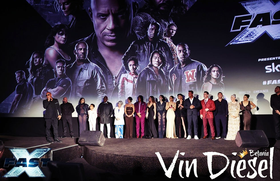 Vin Diesel's Fast X world premiere in Rome 