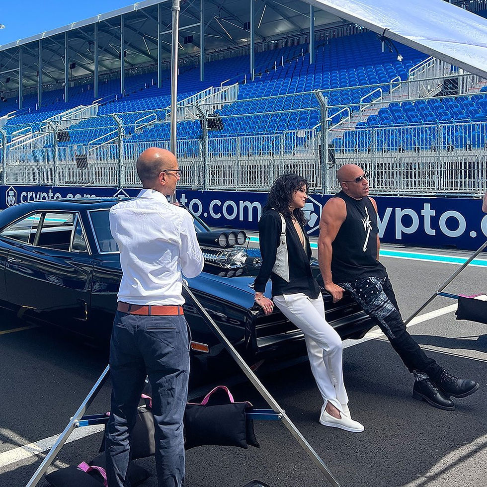Vin Diesel's Fast X in Miami Formula 1 grand Prix