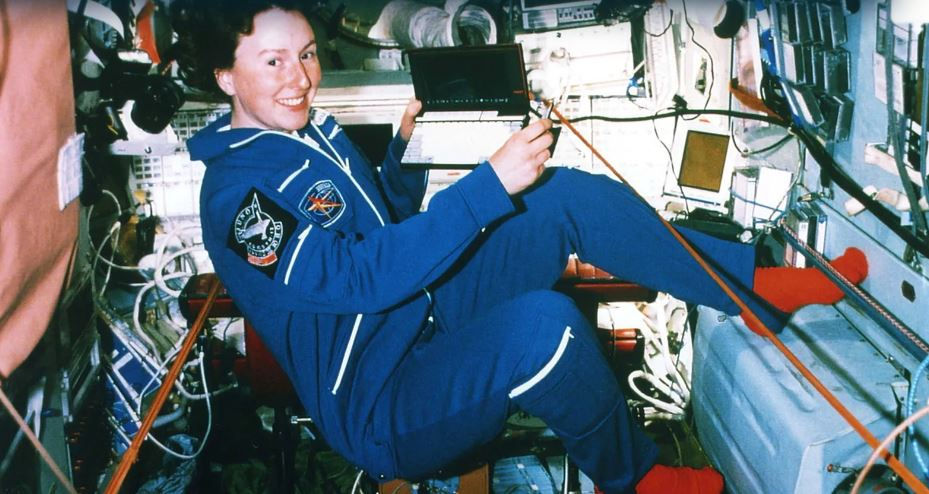 The first Briton in space, Helen Sharman.