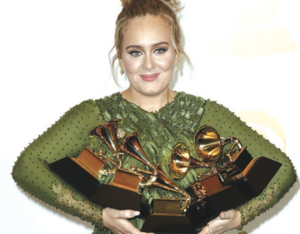 Grammy: il trionfo di Adele