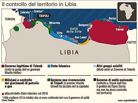 Le Libie di Tripoli e Tobruk