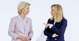 Meloni a von der Leyen “Estendere all’energia la deroga al Patto di Stabilità”