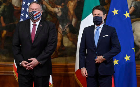 Mike Pompeo a Roma, vede Conte e Di Maio. Scontro tra gli Usa e il Vaticano su Trump