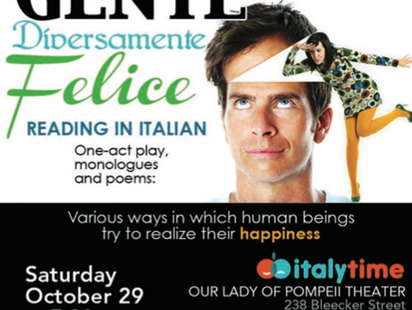 “Felicità vo’ cercando”