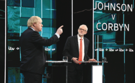 Duello tv Johnson-Corbyn