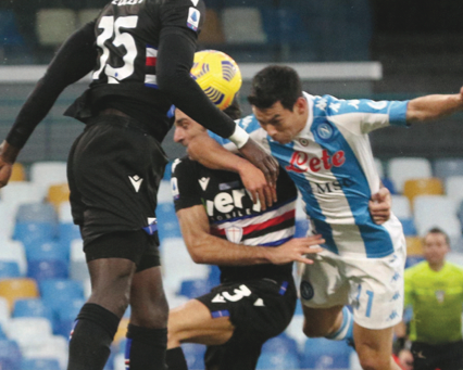 Lozano illumina il Napoli