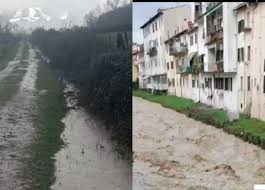 Bomba d’acqua su Firenze, città allagata