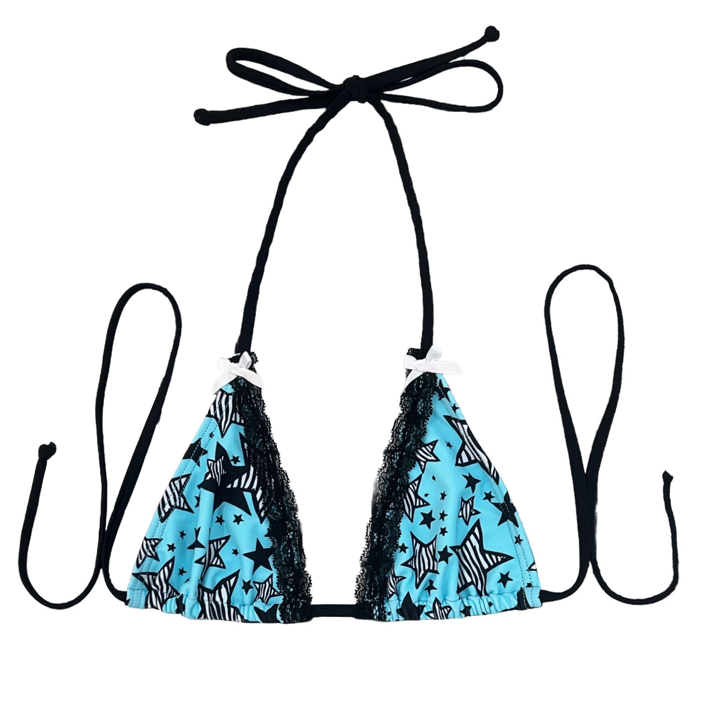 CYAN POPSTAR bikini top