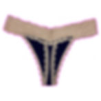 the back of the thong
