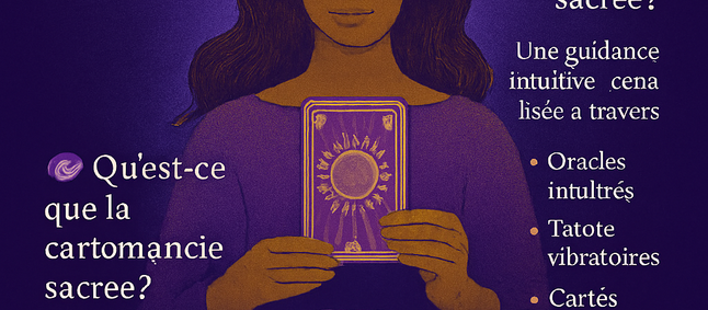 Image de cartes de cartomancie utilisées pour une lecture intuitive vibratoire.