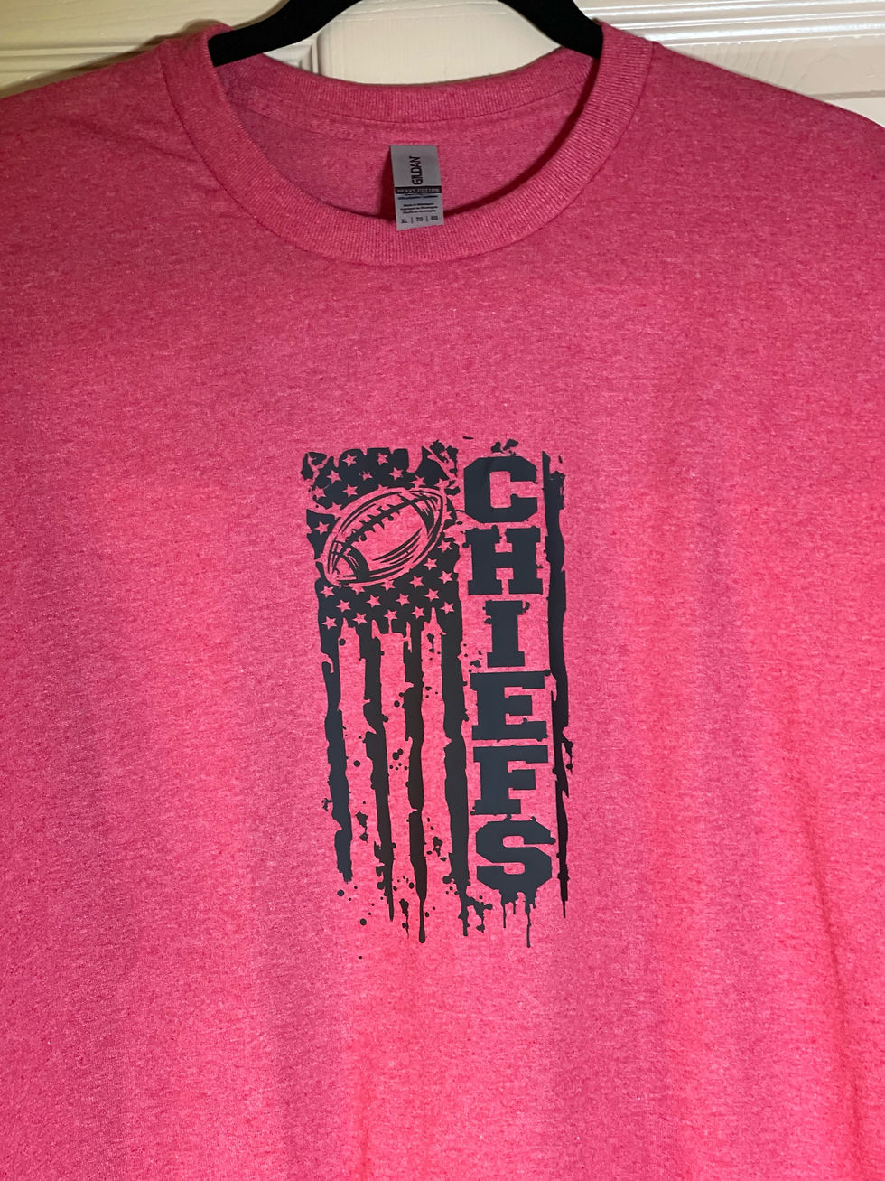 Custom Shirt - Chiefs with ragged flag