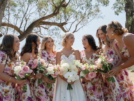 Bride with her Bridesmaids
