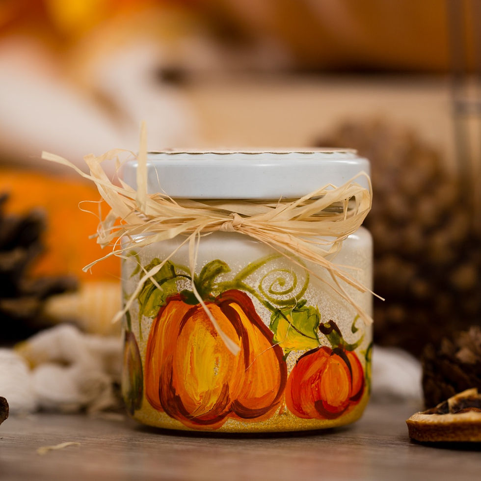 Миниатюра: Бутикова ароматна ръчно изработена свещ