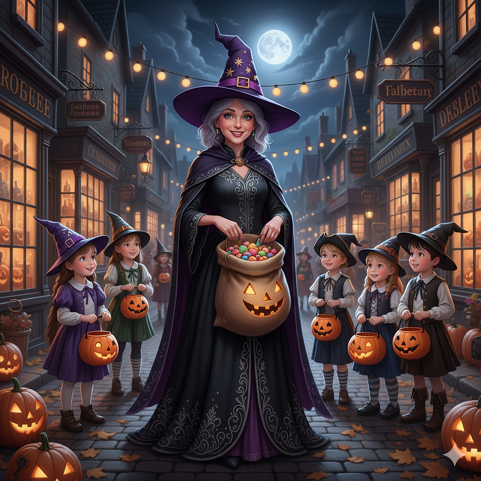 Doces ou Travessuras - Trajeto da Bruxa