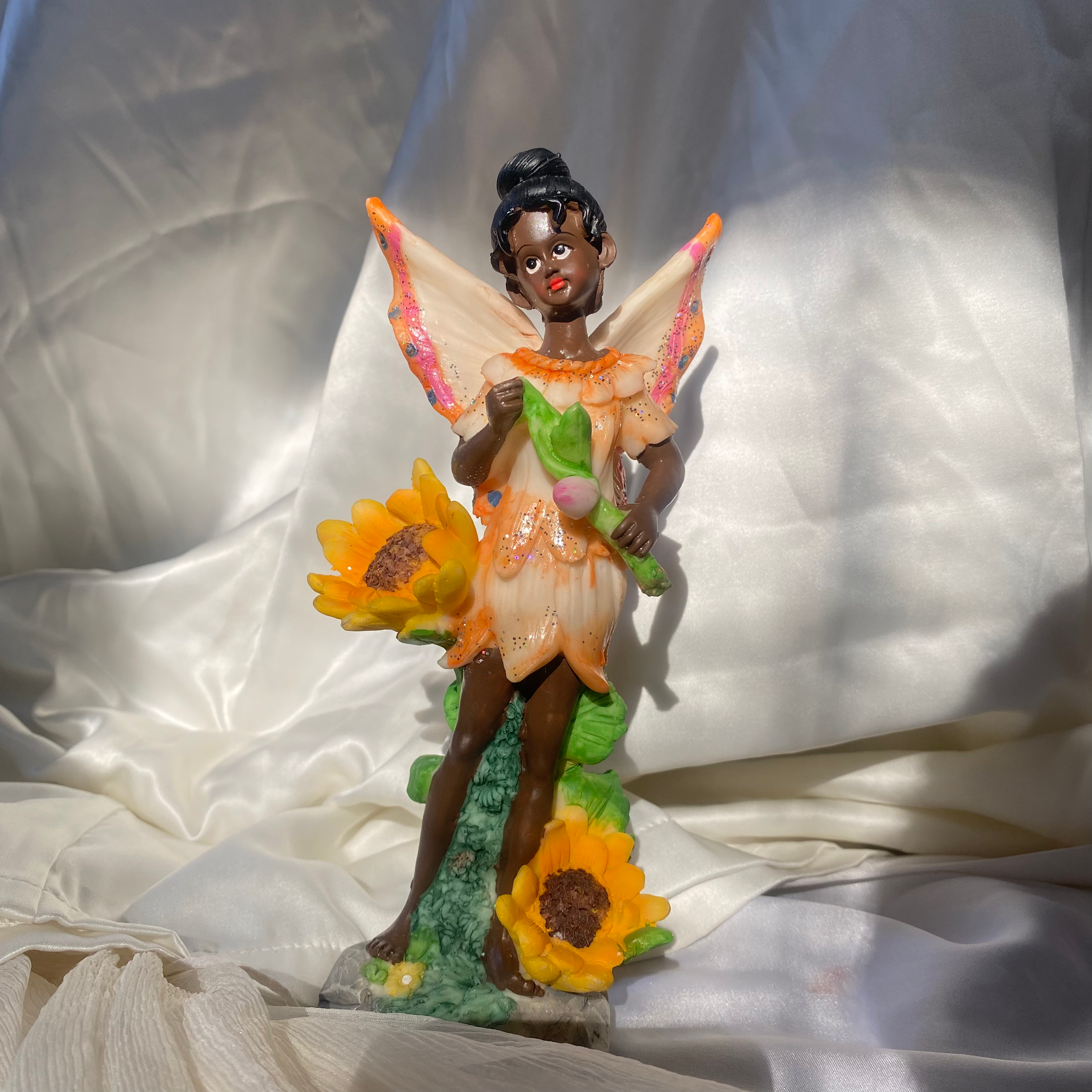 Autumn Orange Fairy figurine 