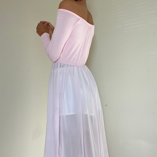 pink balletcore dress  Dance into elegance with this pink and beige lace-layered Balletcore  dress, adorned with delicate rose details for a touch of romantic luxury.  Perfect for those who adore graceful, stage-like charm. 