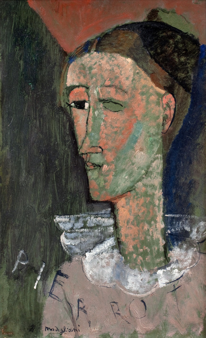 Self-Portrait as Pierrot (1915)