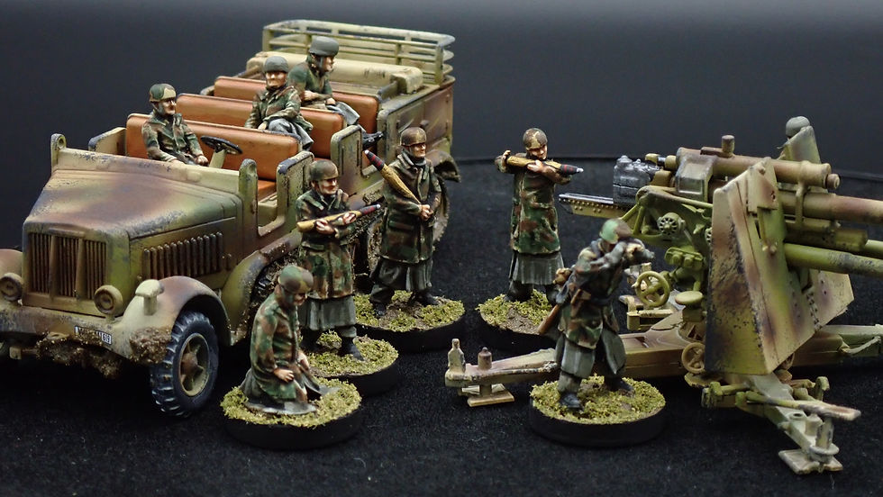 Thumbnail: 20 Winter Fallschirmjager Flak 88 Crew 1
