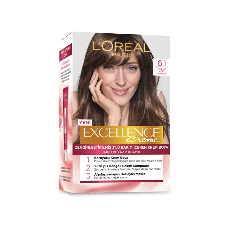 Küçük resim: LOREAL PARİS EXCELLENCE CREME SAÇ BOYASI