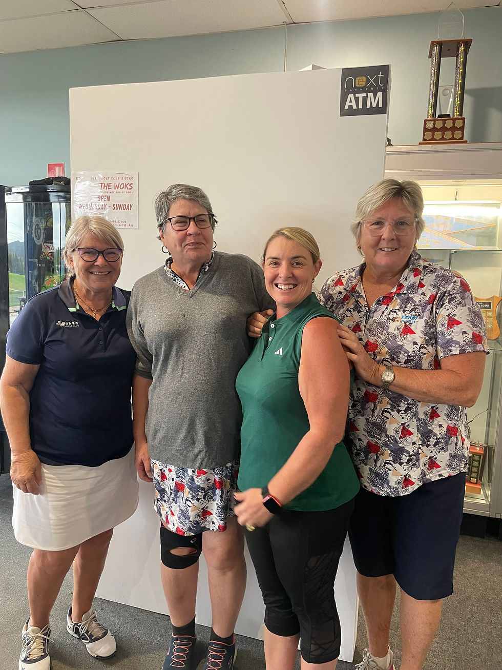 Club Champion Nett Winners - Teresa Peachey, Julie Mittman, Vicki Teichman