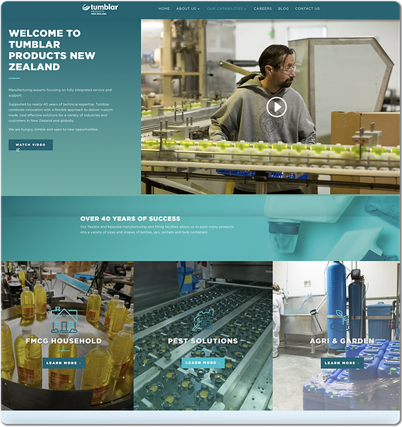 Tumblar Product Website Refresh and Web development - LawrenceDesign 