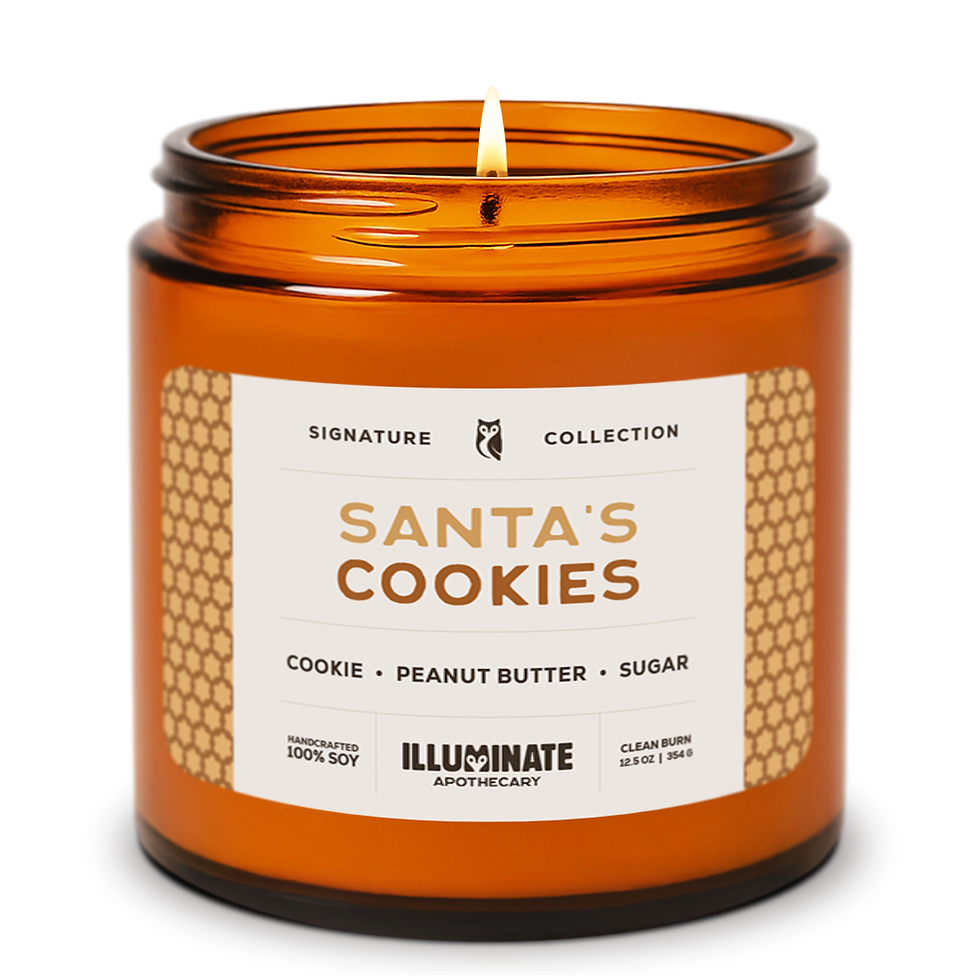 Santa's Cookies Candle