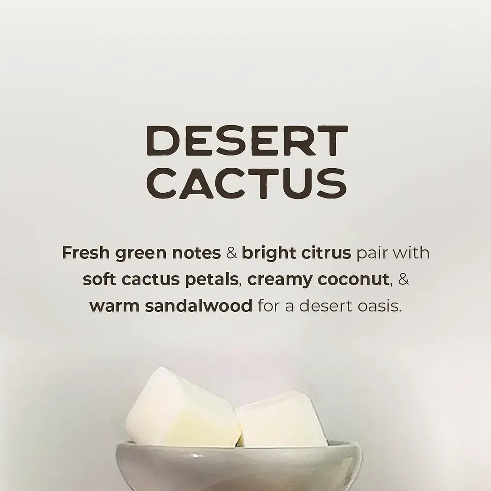 Thumbnail: Desert Cactus soy wax melts description