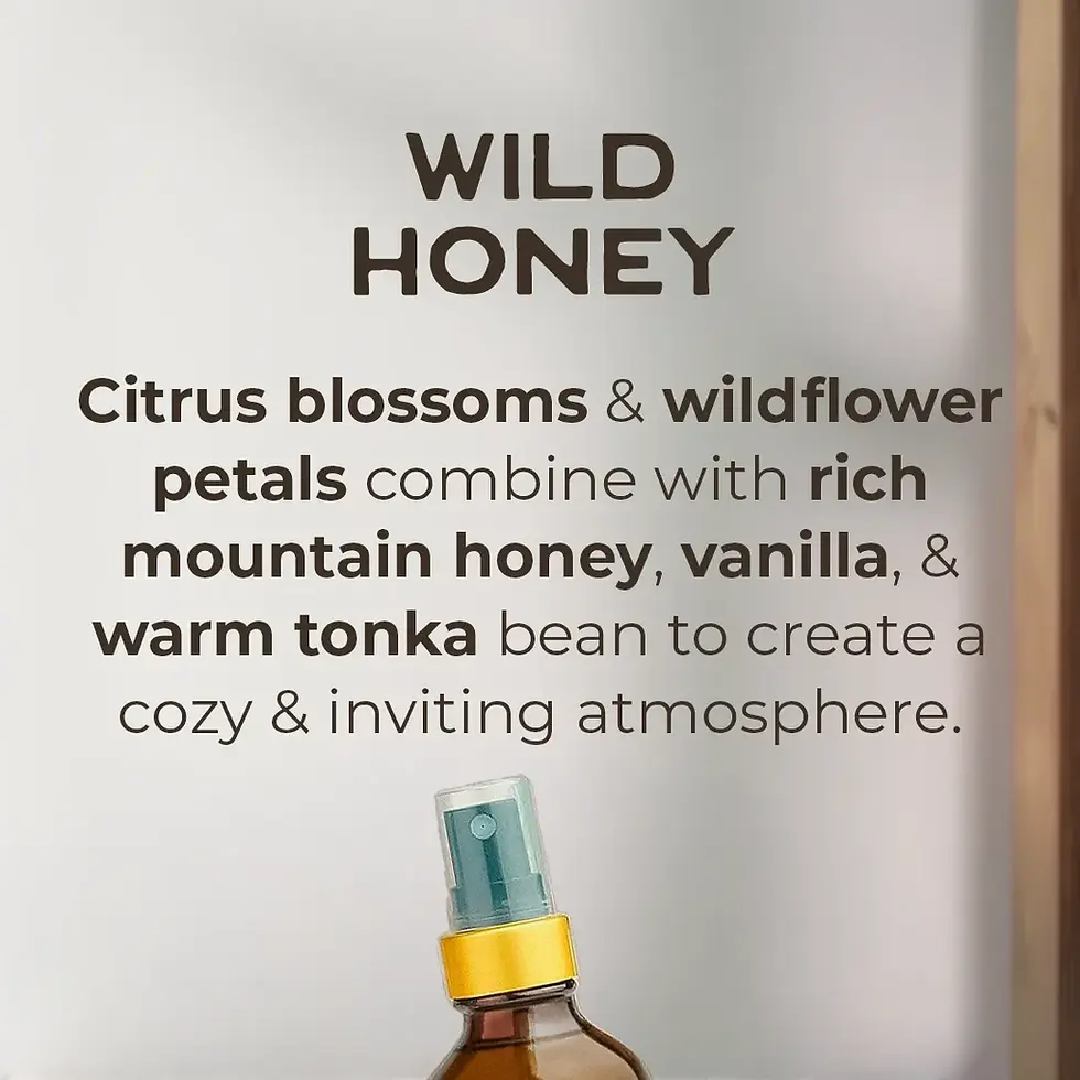 Wild Honey Room & Linen Spray scent description