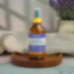 Black Lavender Room & Linen Spray in 4oz amber glass jar
