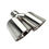 Thumbnail: 2.5" Inlet Exhaust Tip – Dual Outlet, Asymmetrical Length (2pcs, Left/Right Symm