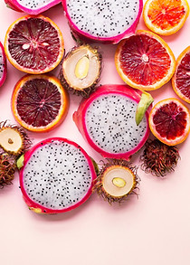 Colorful Exotic Fruits