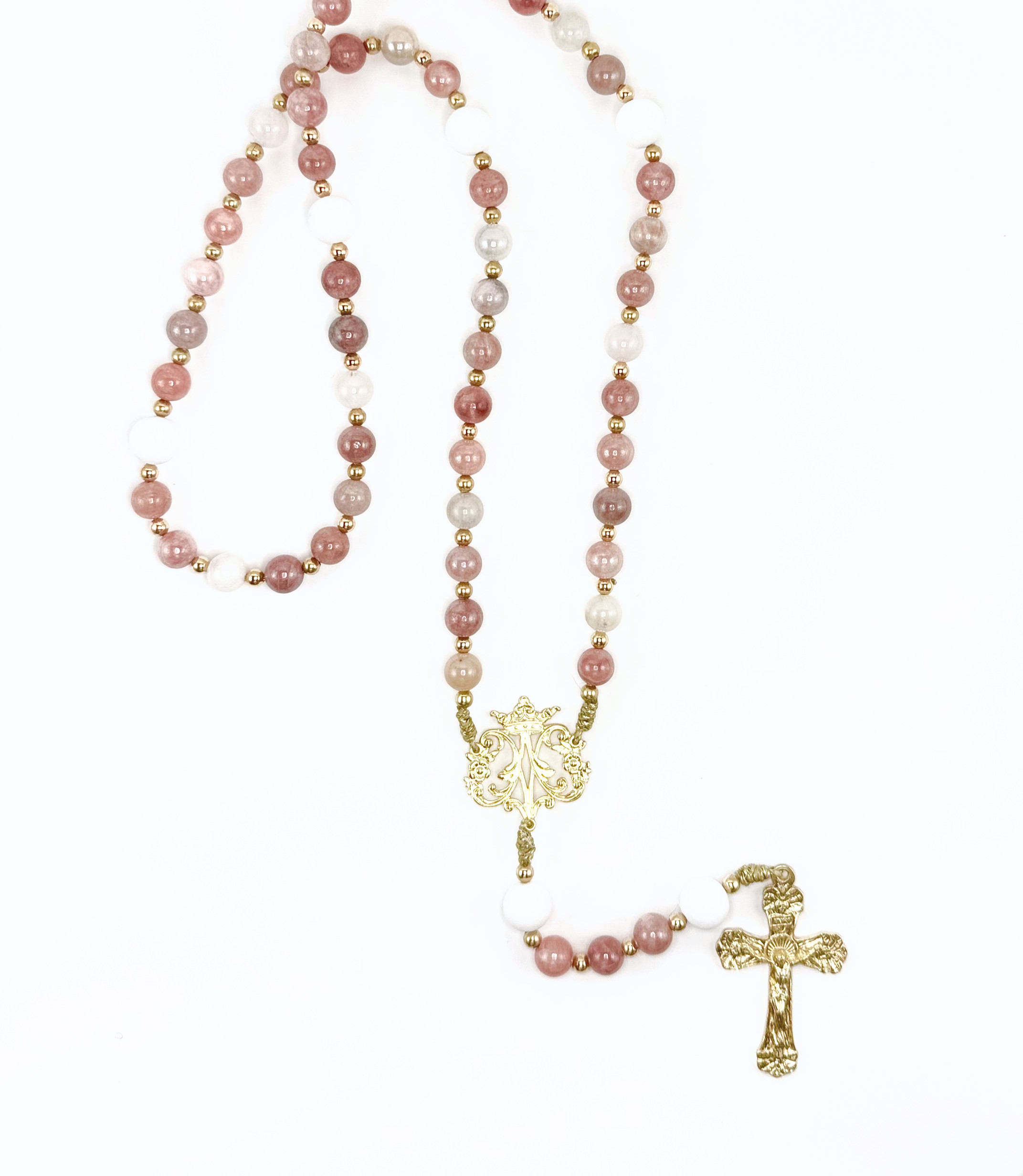 Natural Sunstone Rosary