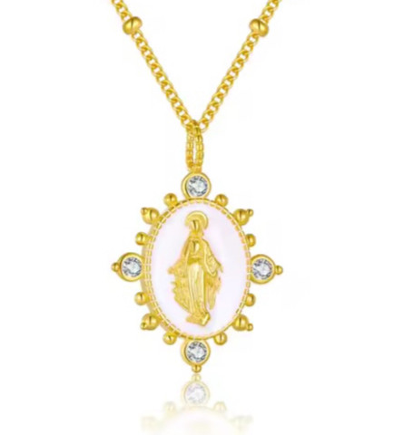Virgin Mary Necklace
