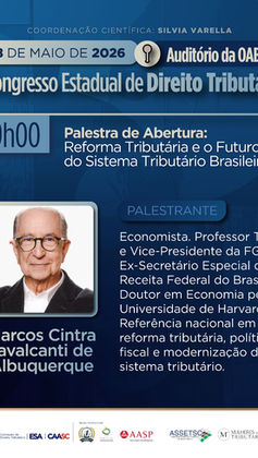 Palestra de Abertura - 1º Congresso Estadual de Direito Tributário da OAB/SC