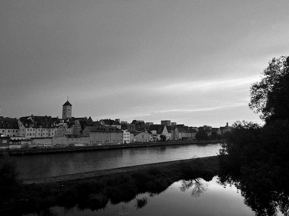 German Village Across the River