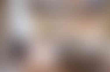 An interiors photograph showcasing a dining room with a fireplace and chandelier.