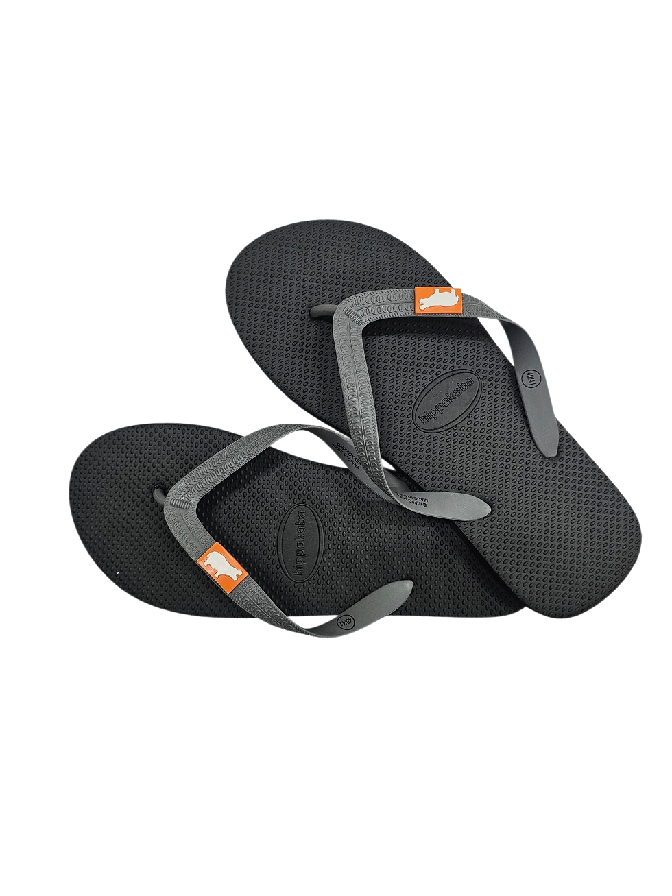 Thumbnail: Hippokaba Classic Series Flip Flops – Charcoal Mist (M01)
